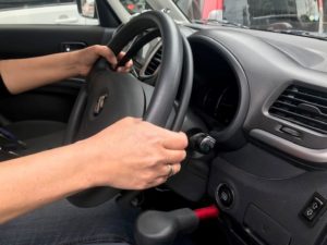 手動運転装置アクセルリング&ブレーキレバー