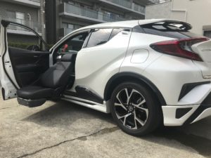福祉車両改造・回転昇降シート・C−HR