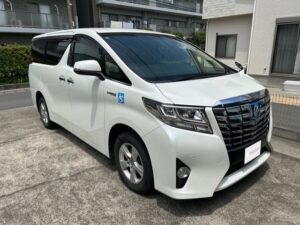 福祉車両改造・左足アクセル・トヨタ・アルファード