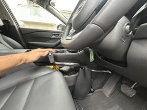 福祉車両改造・エクストレイル・自操式手動運転装置