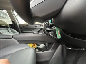 福祉車両改造・エクストレイル・自操式手動運転装置